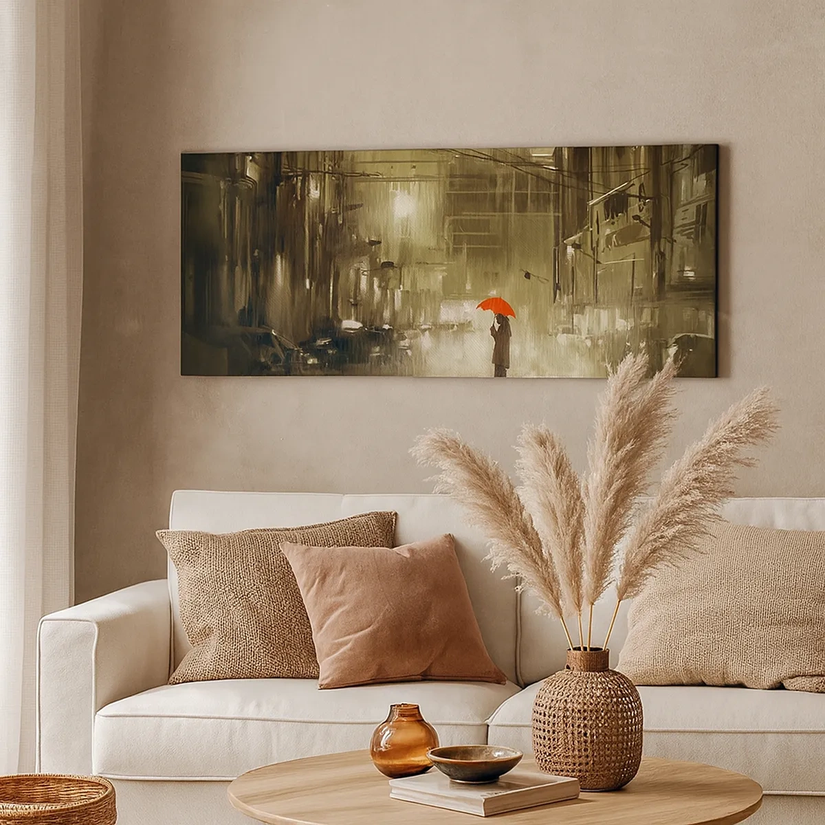 Impression sur toile - Image sur toile - Seule mais pas solitaire - 30x30 cm