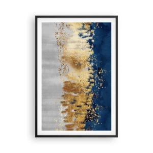 Affiche dans un cadre noir - Poster - Une composition moderne et pétillante - 61x91 cm