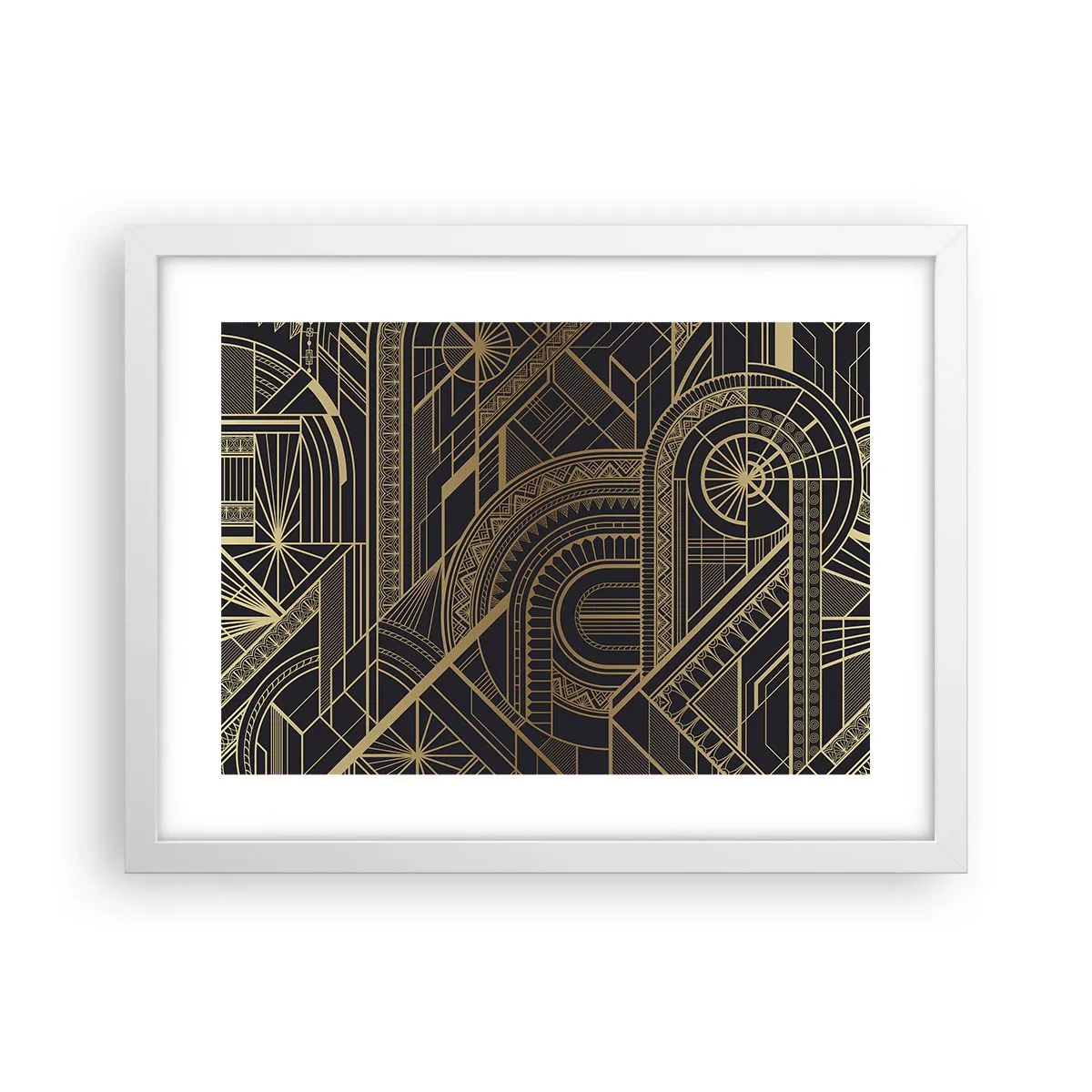 Affiche dans un cadre blanc - Poster - Concept, idée, plan - 40x30 cm