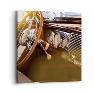 Impression sur toile - Image sur toile - Souffle de luxe venu du passé - 30x30 cm