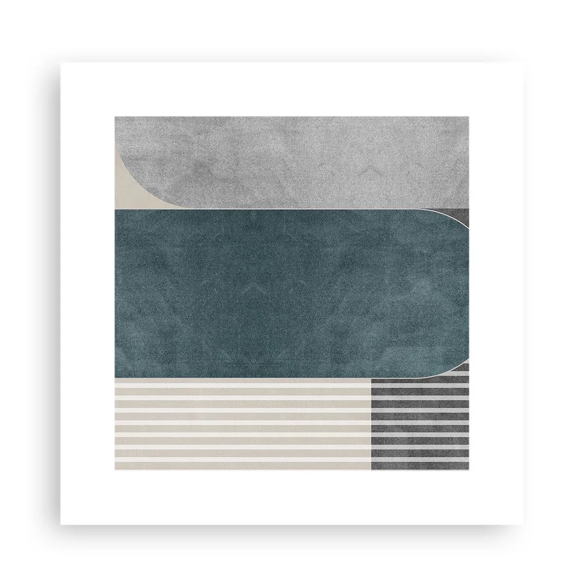 Affiche - Poster - Composition de niveaux - 30x30 cm