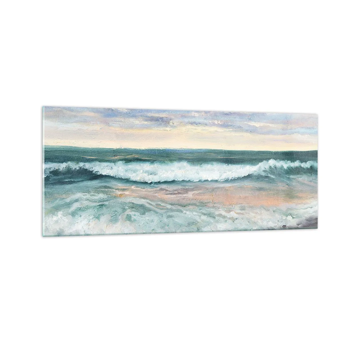 Impression sur verre - Image sur verre - Ici tu adouciras ton âme - 100x40 cm