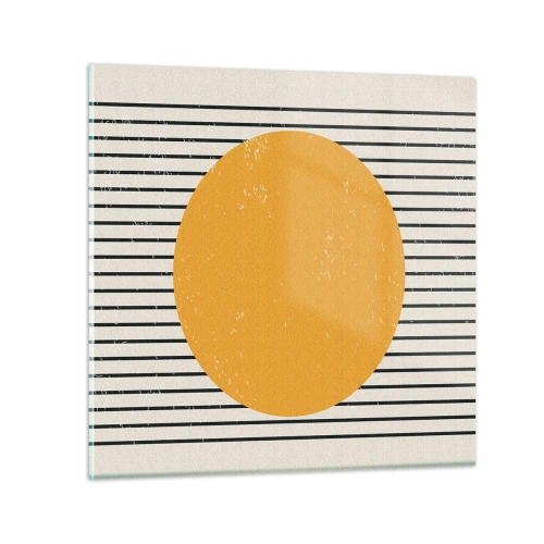 Impression sur verre - Image sur verre - Le pouvoir de la simplicité - 30x30 cm