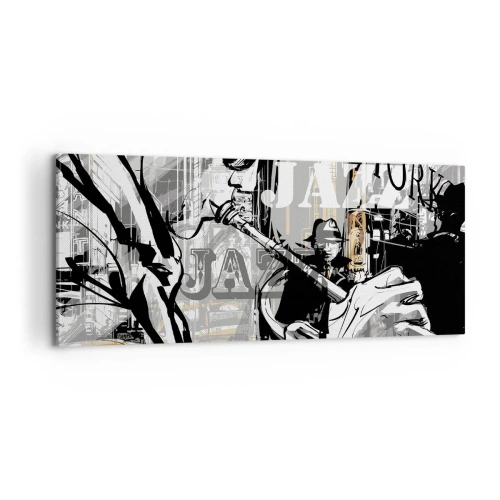 Impression sur toile - Image sur toile - Au rythme de New York - 100x40 cm