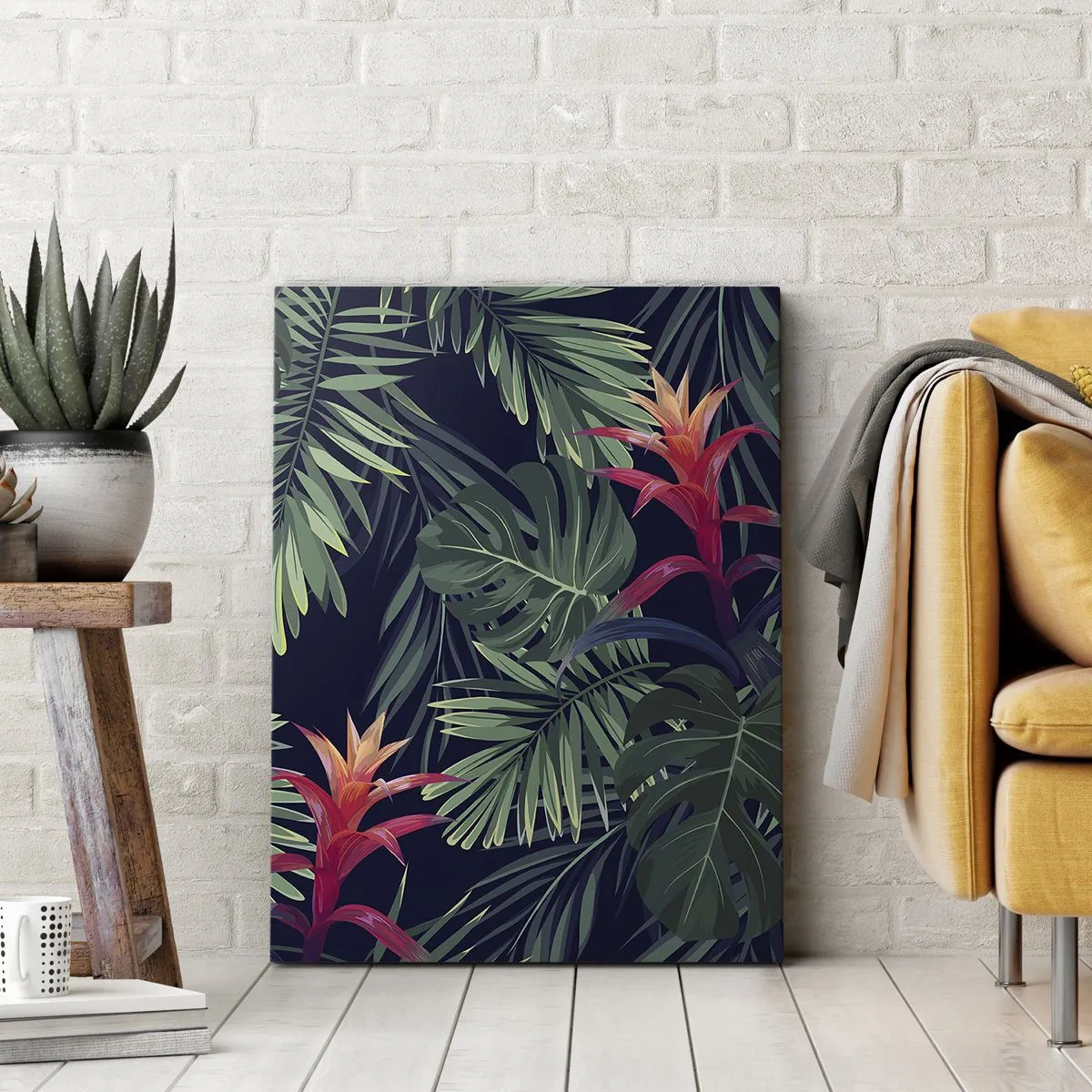 Impression sur toile - Image sur toile - immergé dans la nature - 45x80 cm