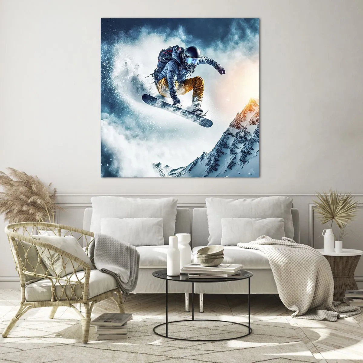 Impression sur verre - Image sur verre - Des émotions extrêmes - 60x60 cm