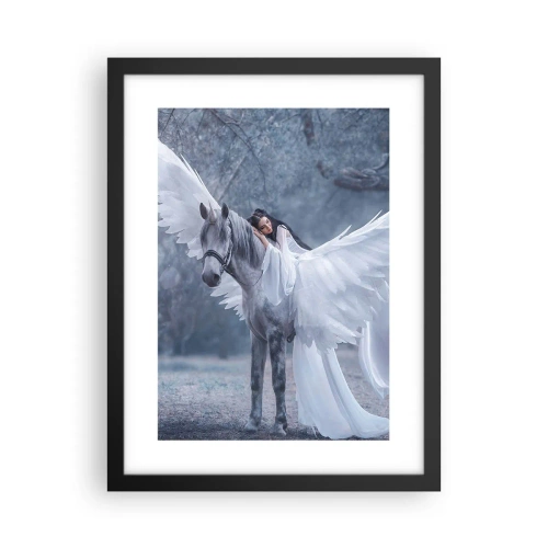 Affiche dans un cadre noir - Poster - Un moment inspiré - 30x40 cm