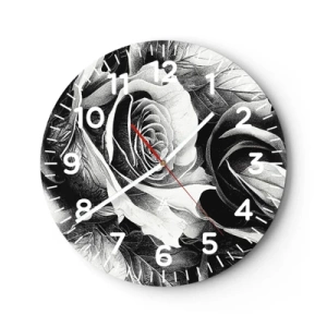 Horloge murale - Pendule murale - Toujours une reine - 30x30 cm