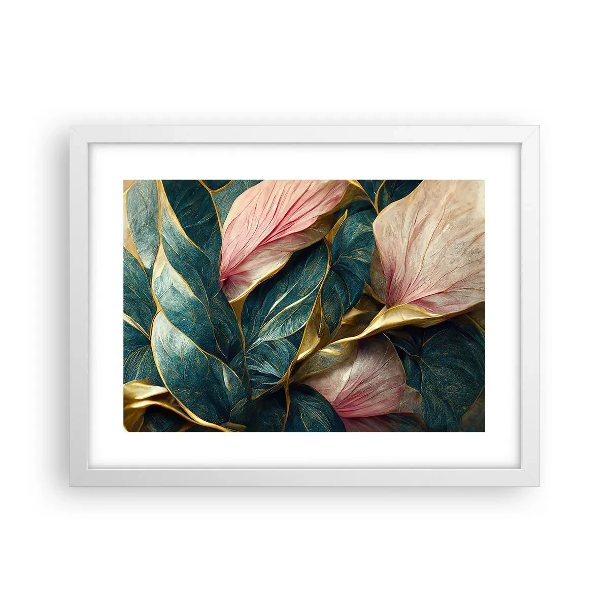 Affiche dans un cadre blanc - Poster - Élégance et style naturels - 40x30 cm