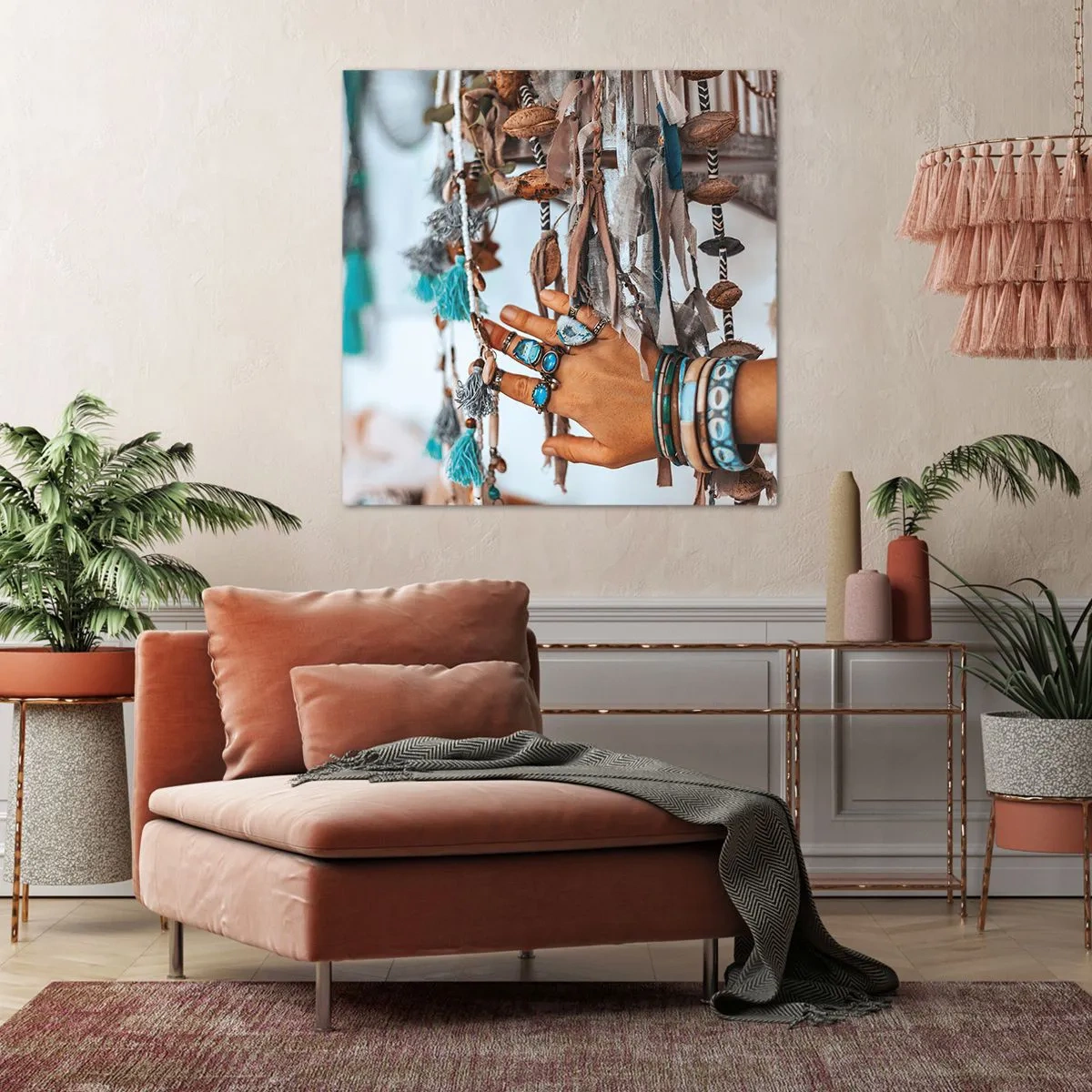 Impression sur toile - Image sur toile - Trésor local - 70x70 cm