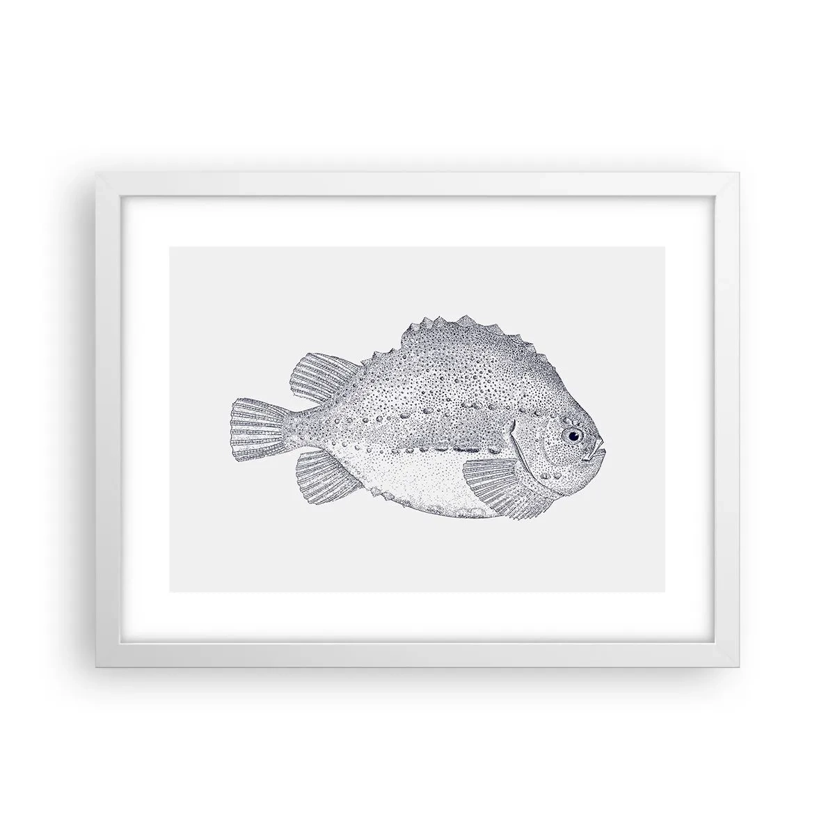 Affiche dans un cadre blanc - Poster - Pour l'album du naturaliste - 40x30 cm