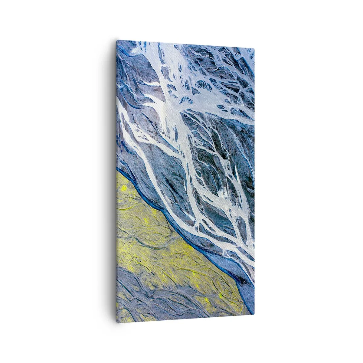 Impression sur toile - Image sur toile - Peintures rupestres de la nature - 55x100 cm