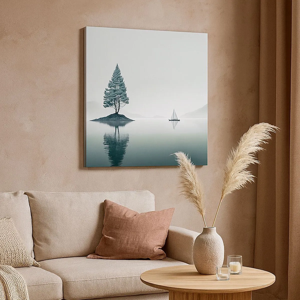 Impression sur toile - Image sur toile - Un rêve somnolent - 30x30 cm