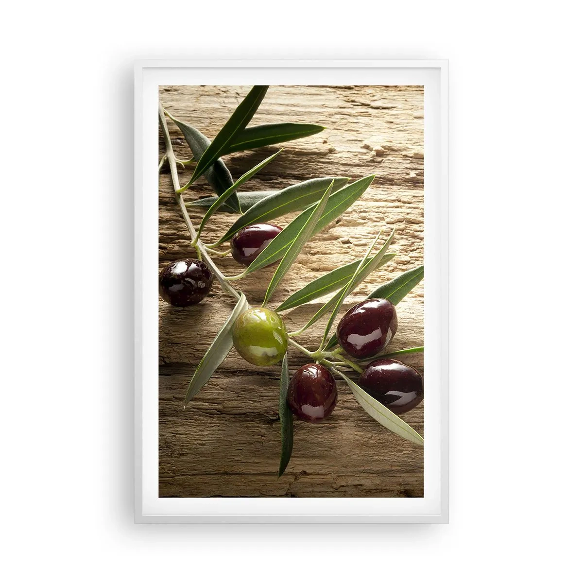 Affiche dans un cadre blanc - Poster - Directement de la nature - 61x91 cm