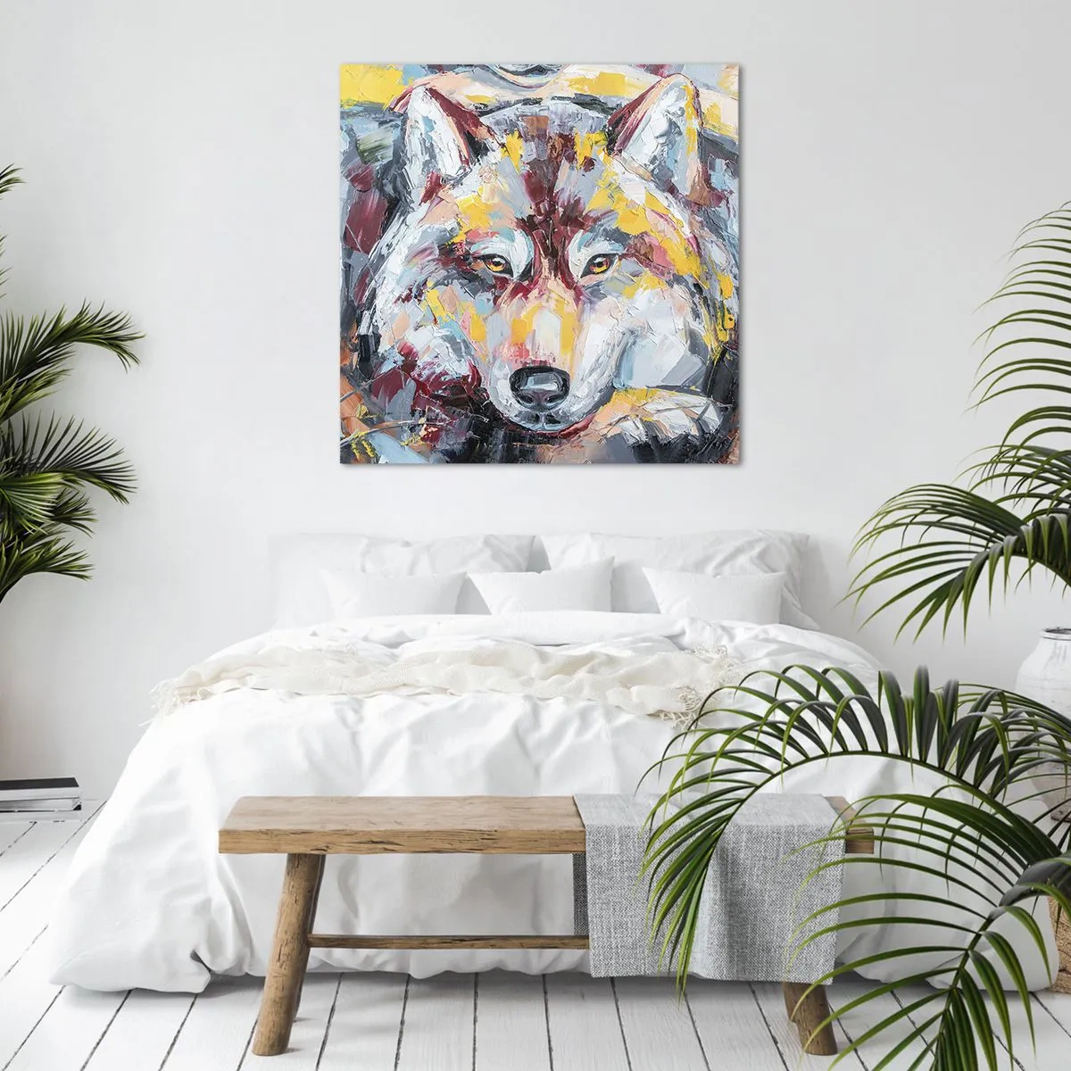 Impression sur toile - Image sur toile - En paix au milieu des siens - 30x30 cm