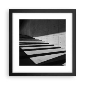 Affiche dans un cadre noir - Poster - La beauté brute du modernisme - 30x30 cm