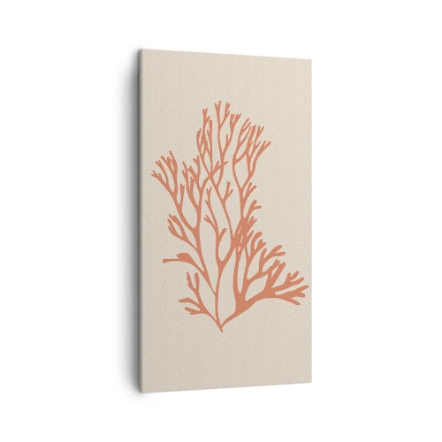 Impression sur toile - Image sur toile - Filigrane de corail - 45x80 cm
