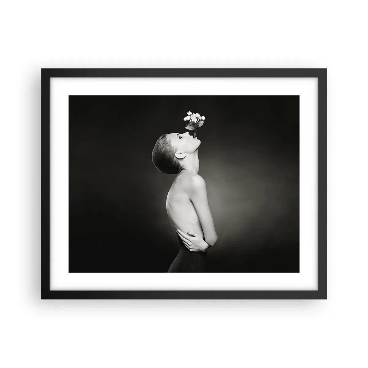 Affiche dans un cadre noir - Poster - Elégance excentrique - 50x40 cm