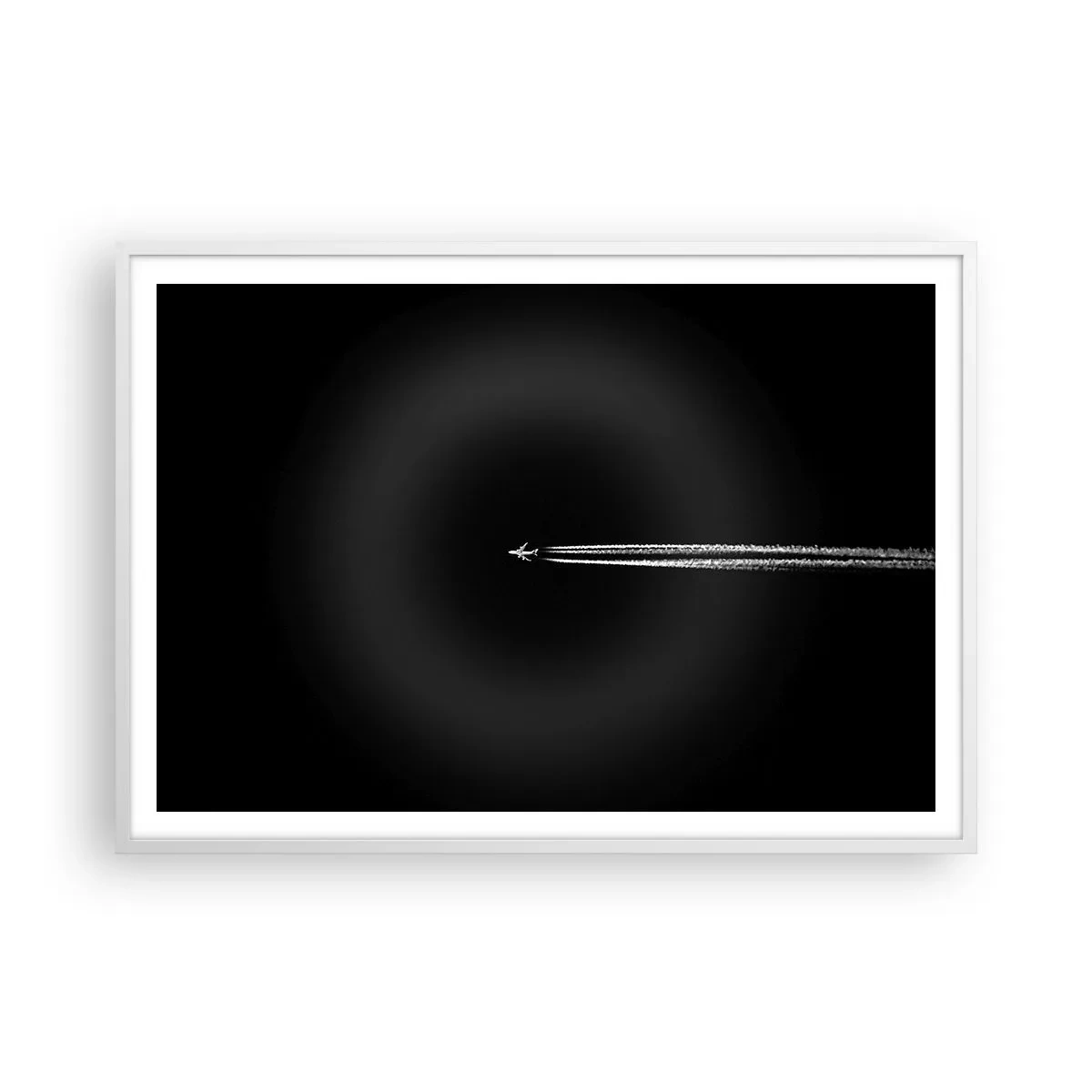 Affiche dans un cadre blanc - Poster - Dans une autre dimension - 100x70 cm