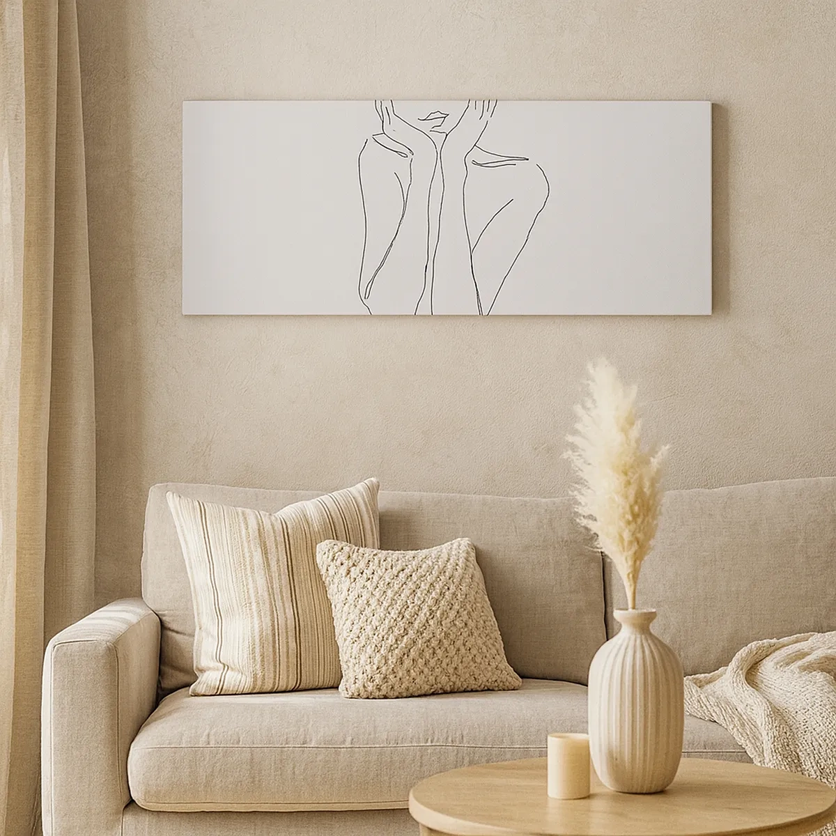 Impression sur toile - Image sur toile - De quoi rêvent les femmes - 30x30 cm