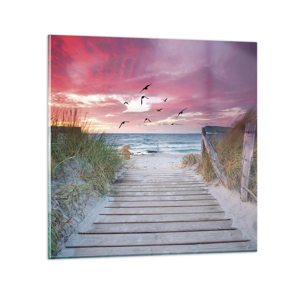 Impression sur verre - Image sur verre - Impression de la Baltique - 50x50 cm