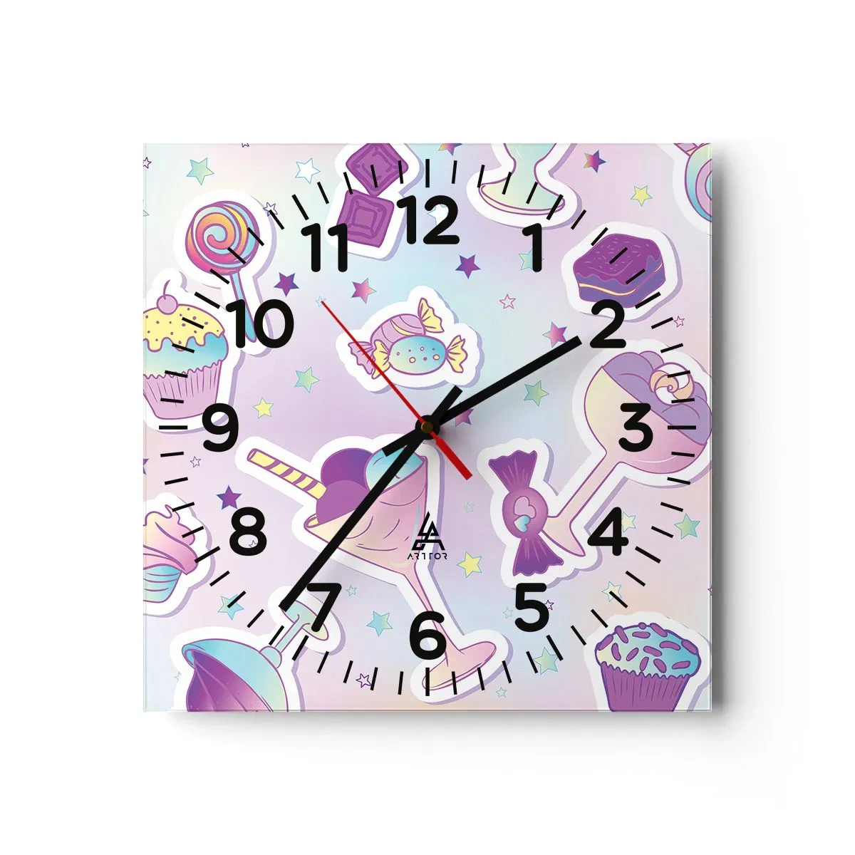 Horloge murale - Pendule murale - Pour que tous les jours soit un anniversaire - 30x30 cm