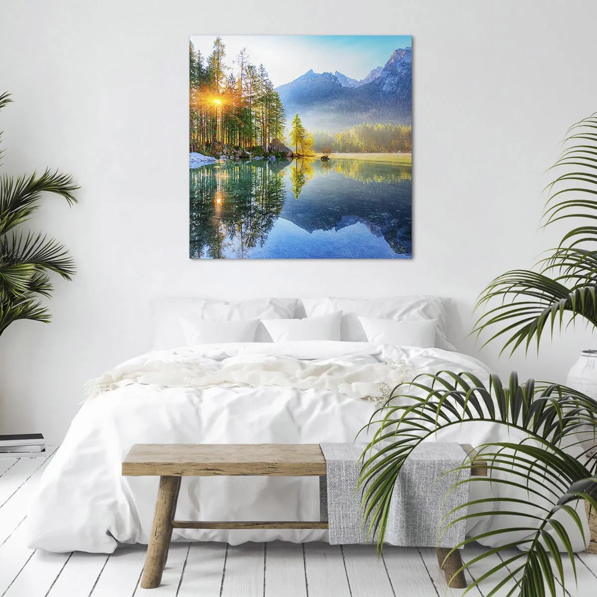 Impression sur toile - Image sur toile - Majesté et douceur - 40x40 cm