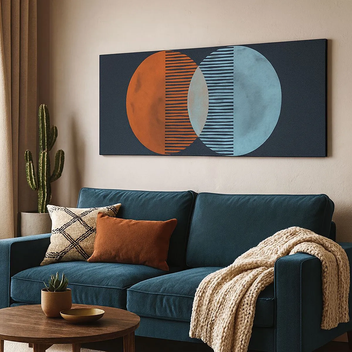 Impression sur toile - Image sur toile - Fantaisie astronomique - 100x40 cm