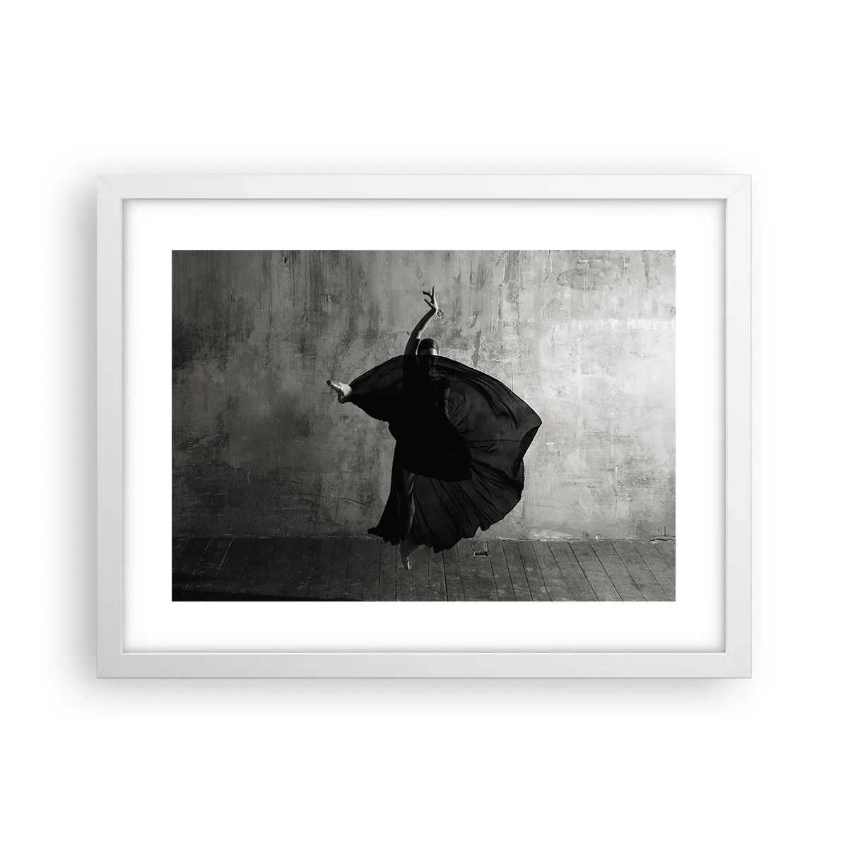 Affiche dans un cadre blanc - Poster - Pas plein de passion - 40x30 cm