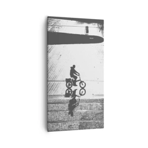 Impression sur toile - Image sur toile - Devant moi, à travers la ville - 55x100 cm