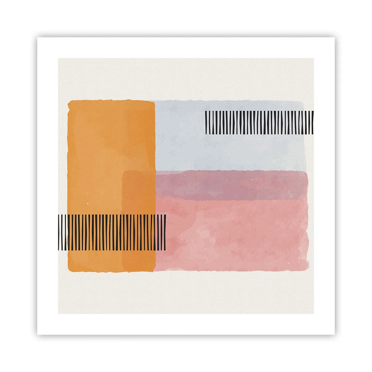 Affiche - Poster - D'un coin à l'autre - 50x50 cm