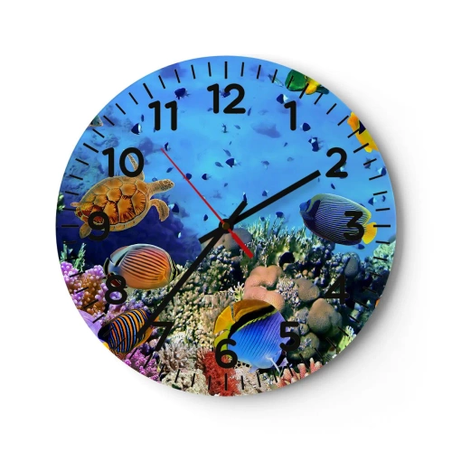 Horloge murale - Pendule murale - Et que sait-on de la vie… - 40x40 cm