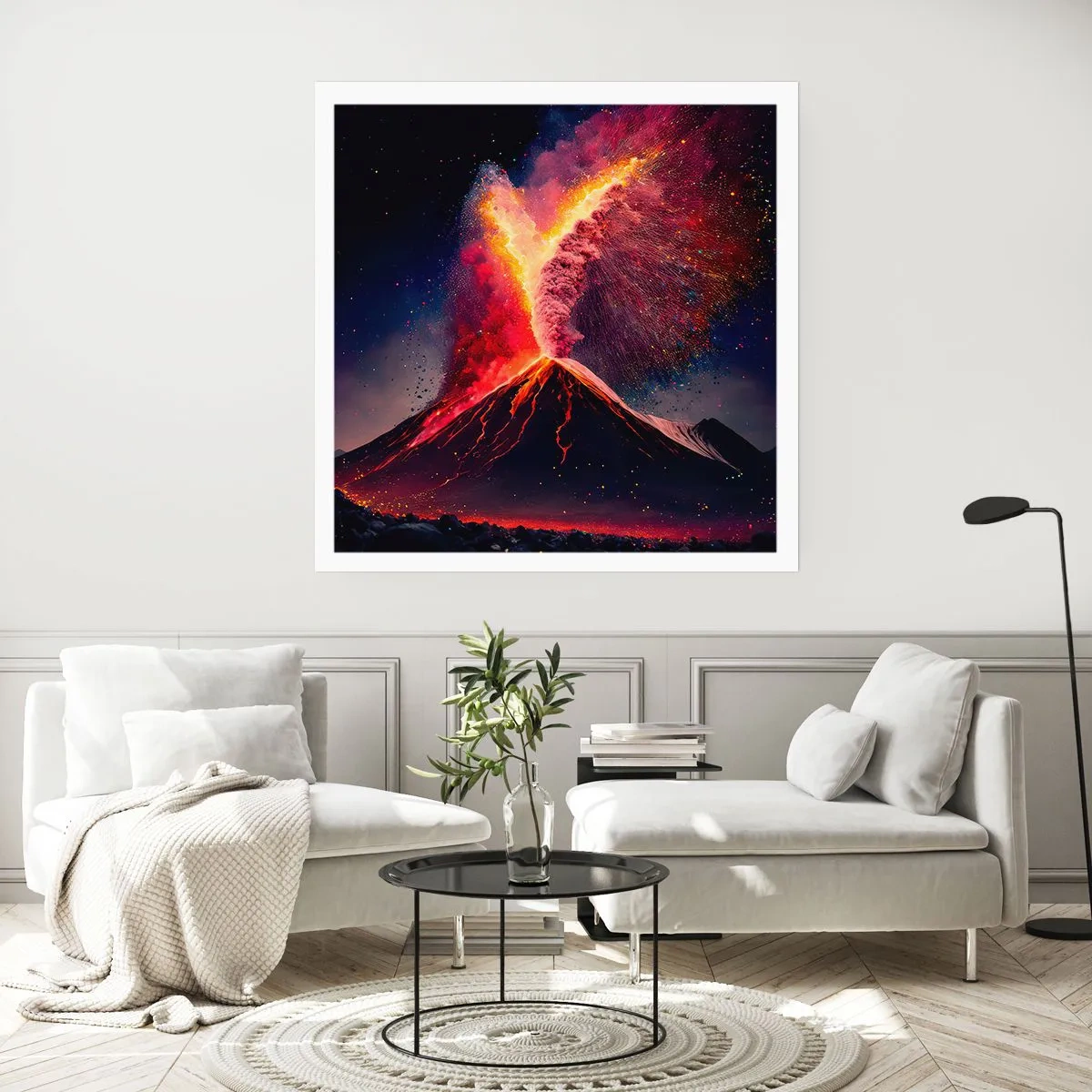 Affiche - Poster - Beauté et horreur - 60x60 cm