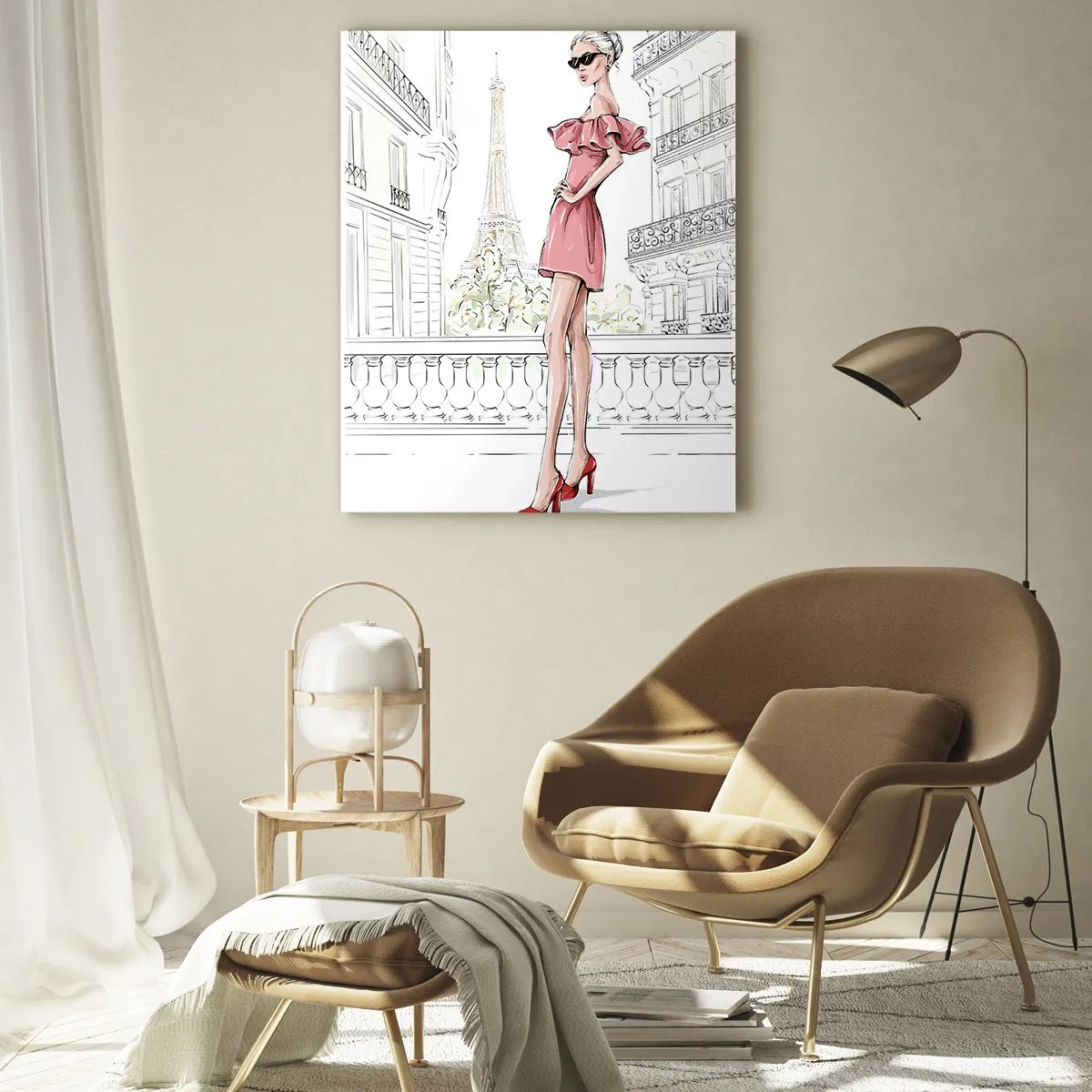 Impression sur verre - Image sur verre - Art de la mode - 80x120 cm