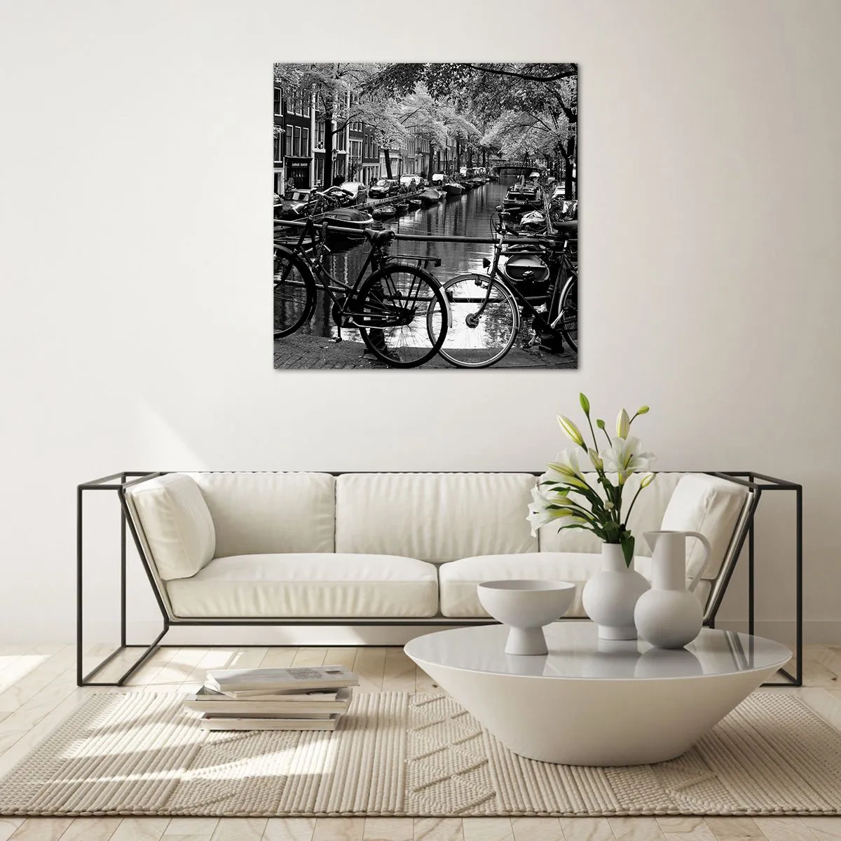 Impression sur verre - Image sur verre - Une vue très hollandaise - 30x30 cm