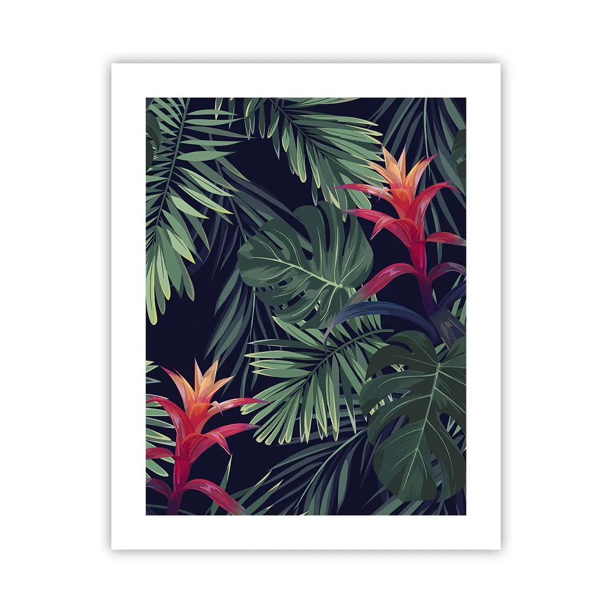 Affiche - Poster - immergé dans la nature - 40x50 cm