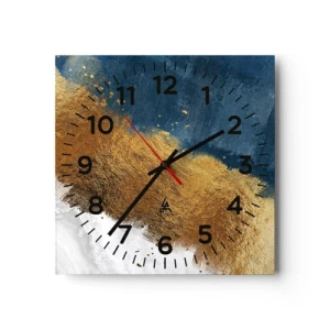 Horloge murale - Pendule murale - Les couleurs de l’été - 40x40 cm