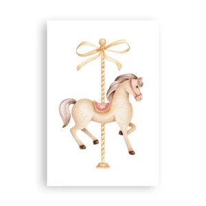 Affiche - Poster - Un trot gracieux - 61x91 cm