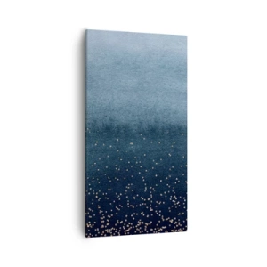 Impression sur toile - Image sur toile - Composition - phases bleues - 55x100 cm