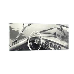 Impression sur verre - Image sur verre - Temps pour riche - 100x40 cm