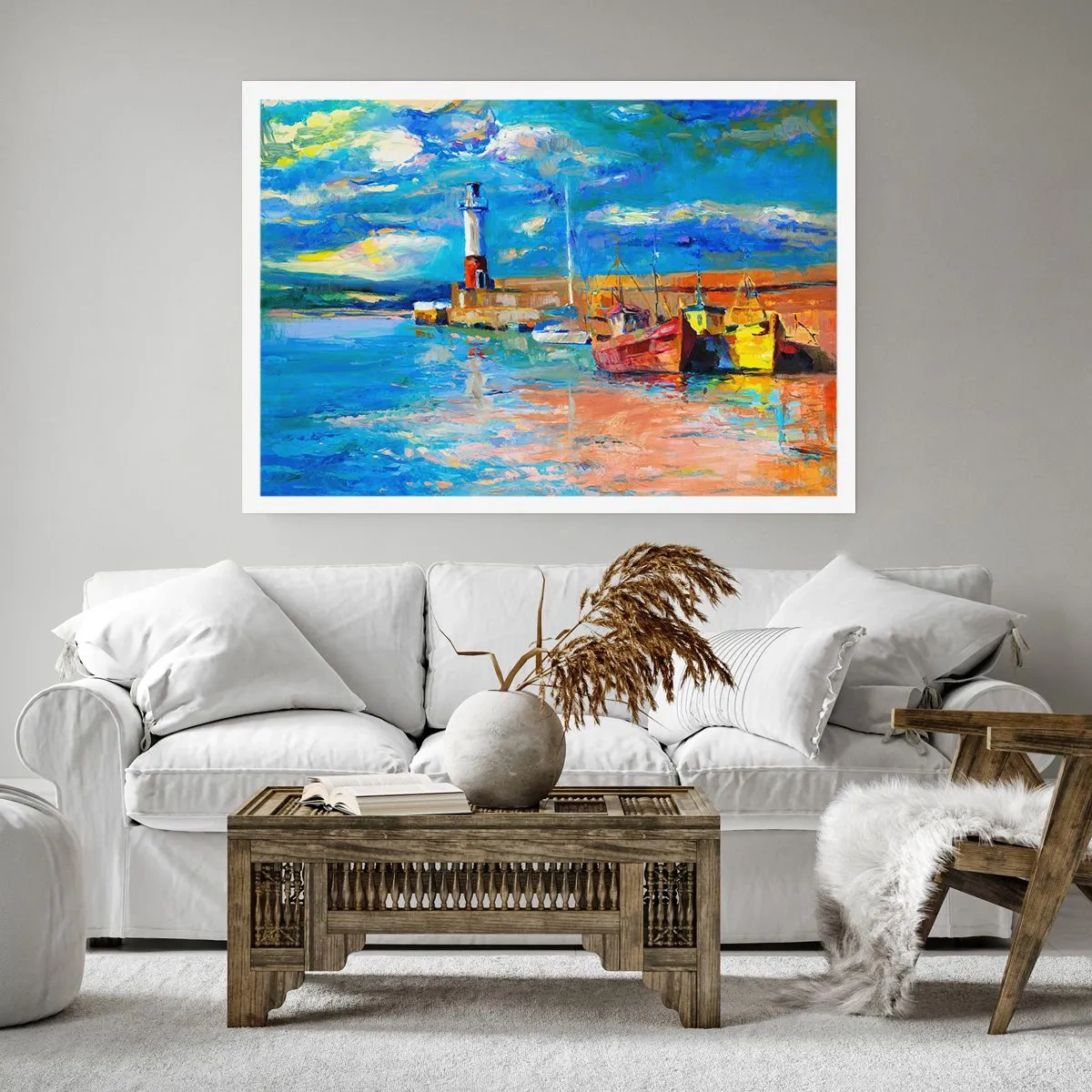 Affiche - Poster - Un après-midi dans la baie arc-en-ciel - 70x50 cm