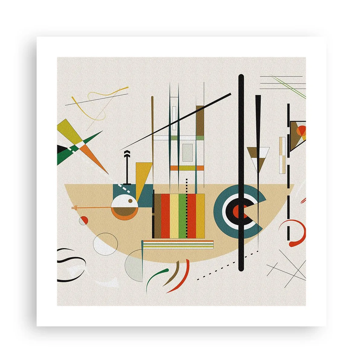 Affiche - Poster - Et le monde s’amuse - 50x50 cm