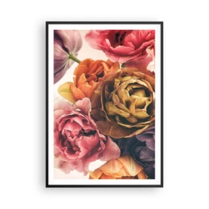 Affiche dans un cadre noir - Poster - La fête de la vie - 70x100 cm