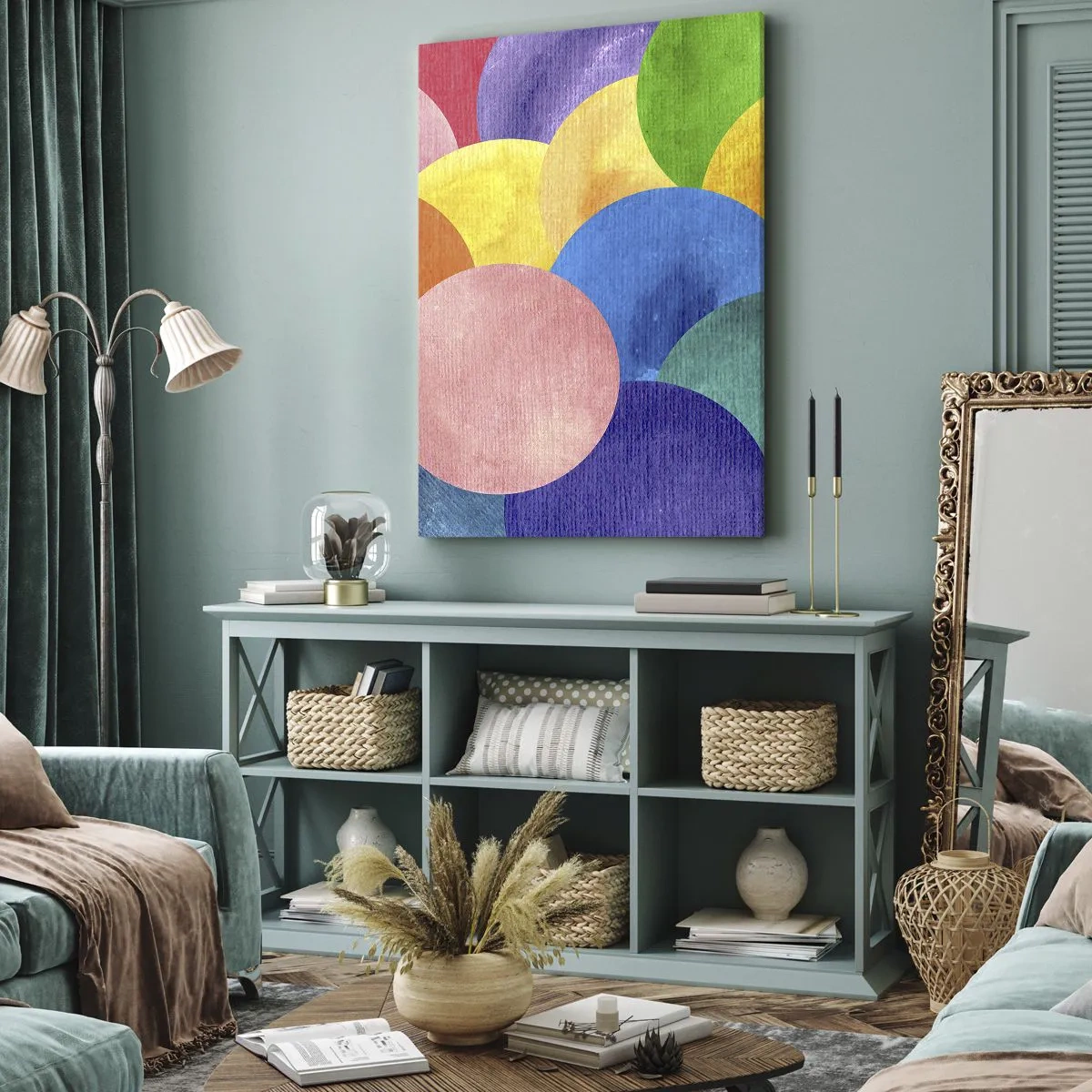 Impression sur toile - Image sur toile - La plénitude primitive de la vie - 55x100 cm