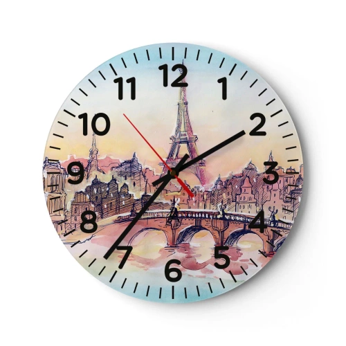 Horloge murale - Pendule murale - La seule ville de ce type au monde - 40x40 cm