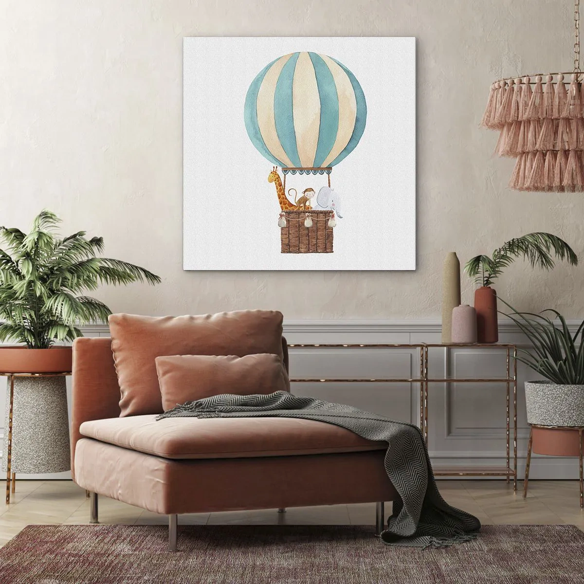 Impression sur toile - Image sur toile - Voyage fantastique - 60x60 cm