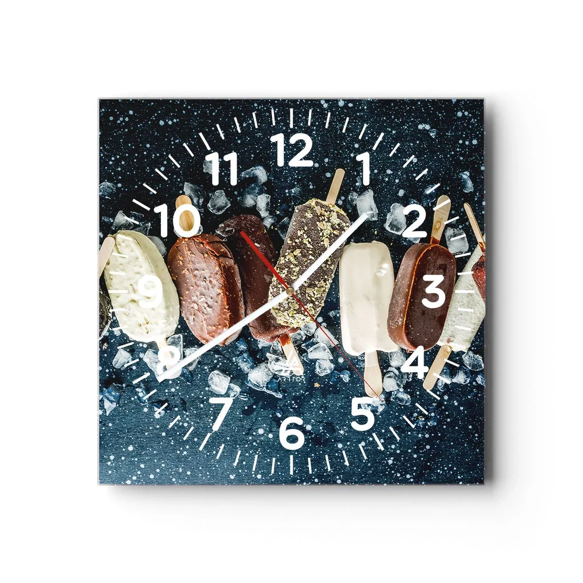 Horloge murale - Pendule murale - Le goût de l'été chaud - 30x30 cm
