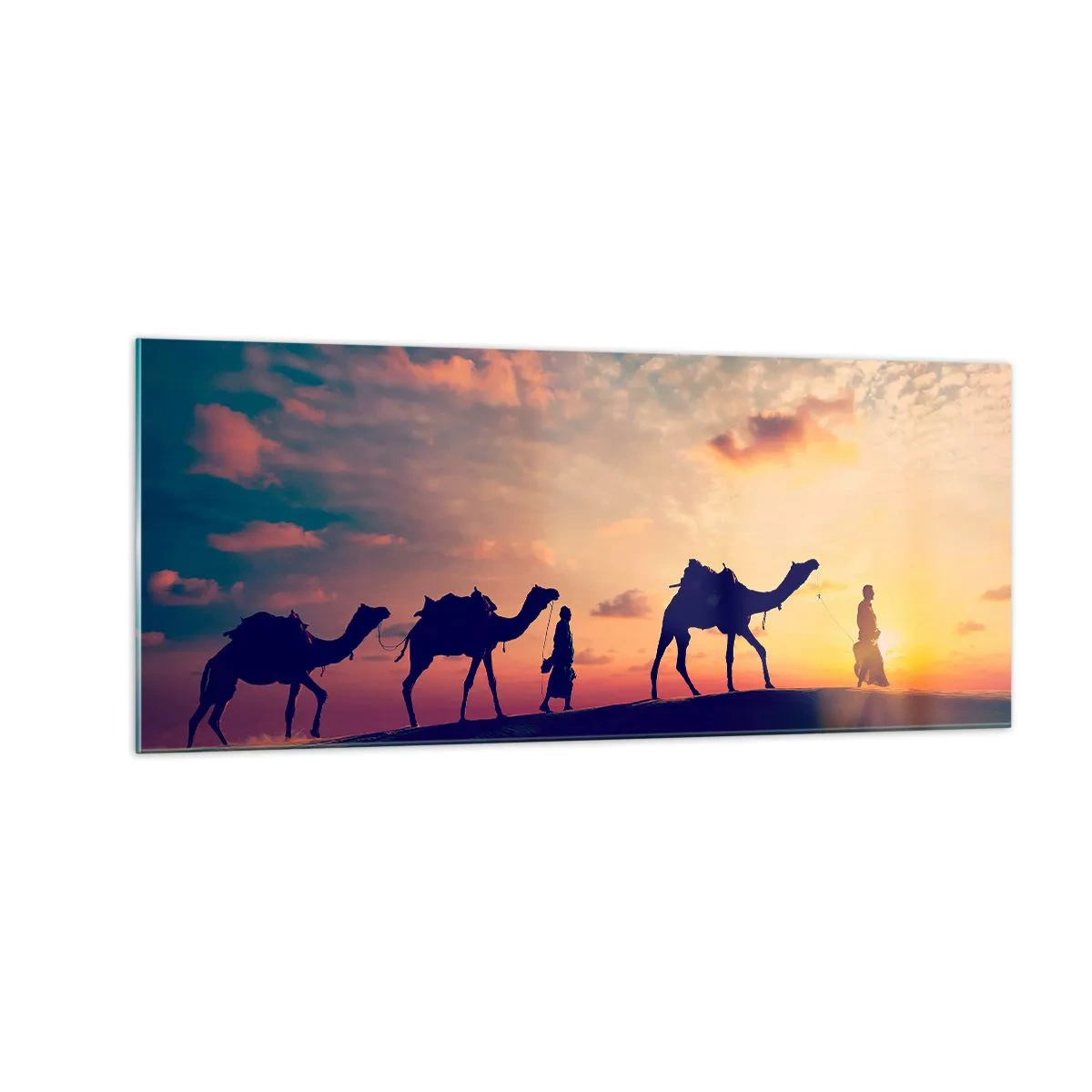 Impression sur verre - Image sur verre - L'esprit mystérieux de l'Orient - 100x40 cm