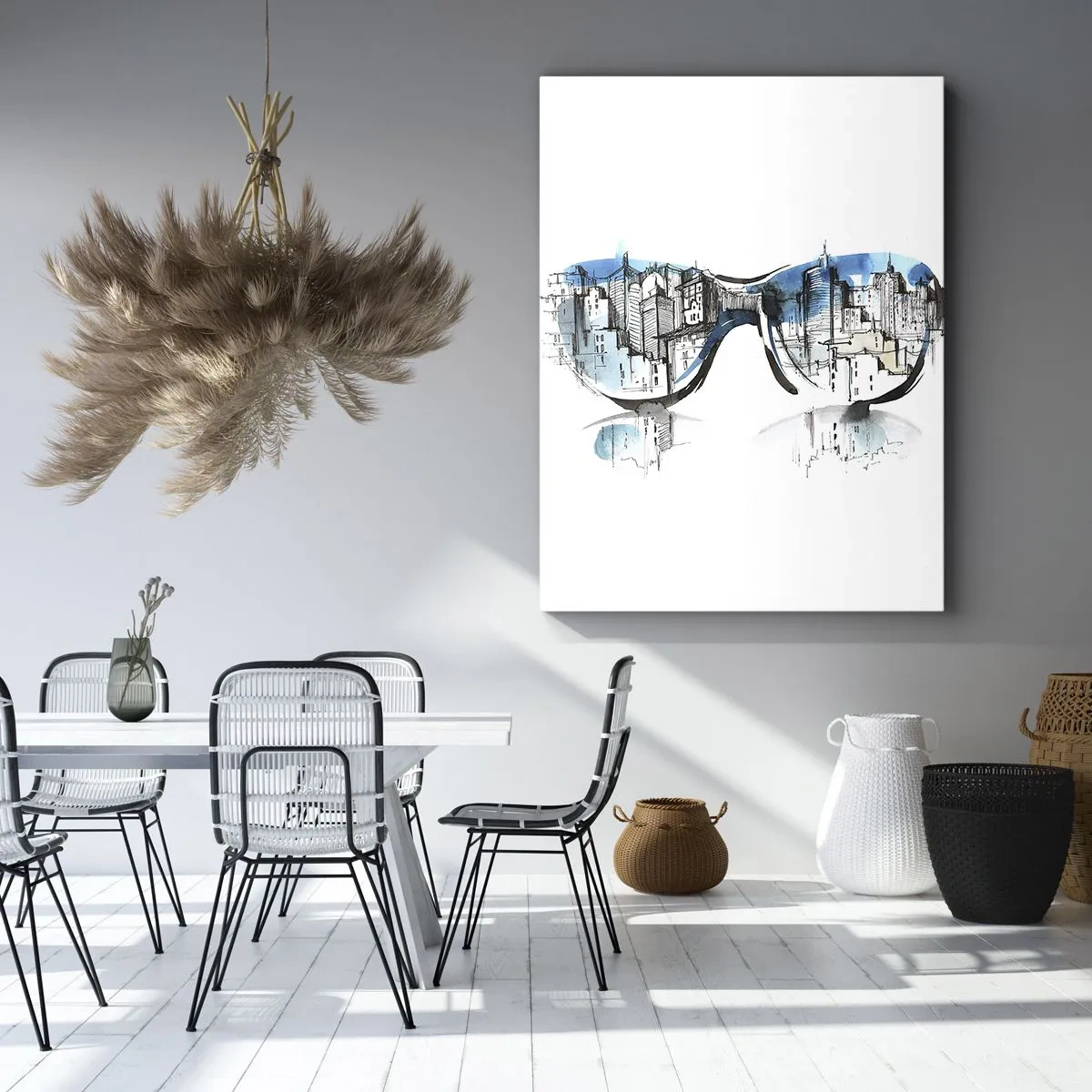 Impression sur toile - Image sur toile - Le chic des grandes villes - 45x80 cm