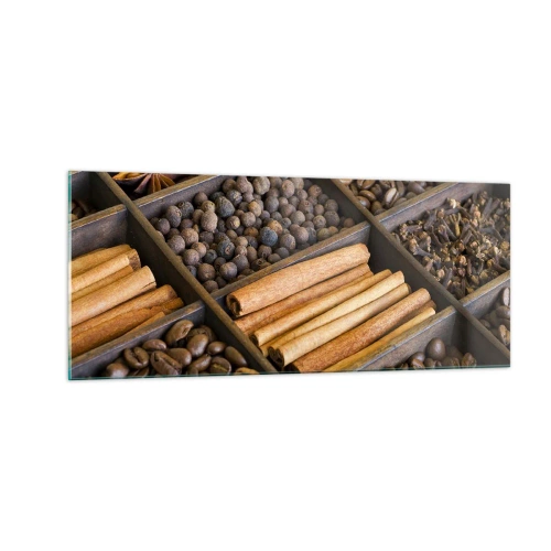 Impression sur verre - Image sur verre - Trésor d'arômes - 100x40 cm